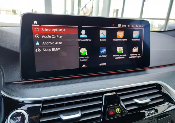 BMW Seria 5 cena 184900 przebieg: 113565, rok produkcji 2020 z Ciechocinek małe 596